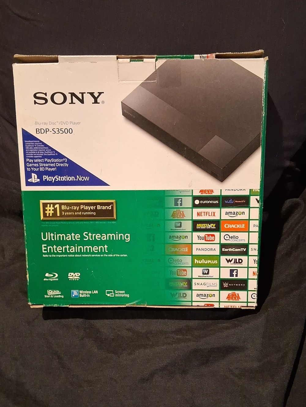 Sony,Blue-Ray/DVD Player,NIB